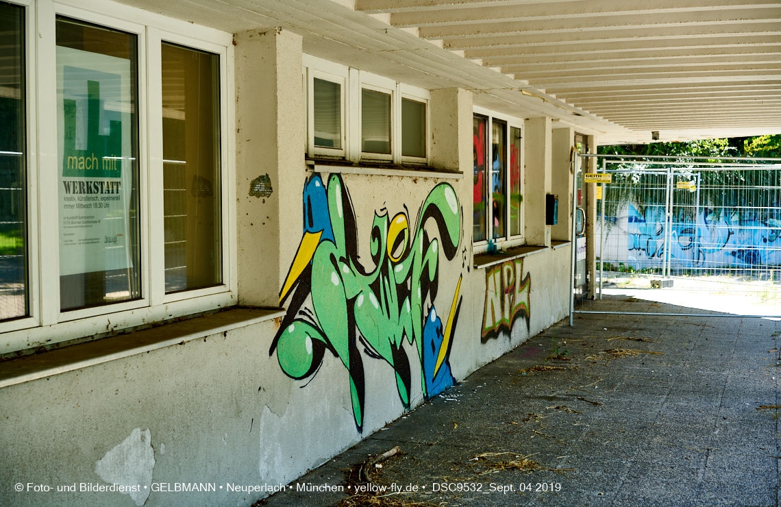 04.09.2019 - Einkaufs- und Wohnzentrum Quiddestraße in Neuperlach